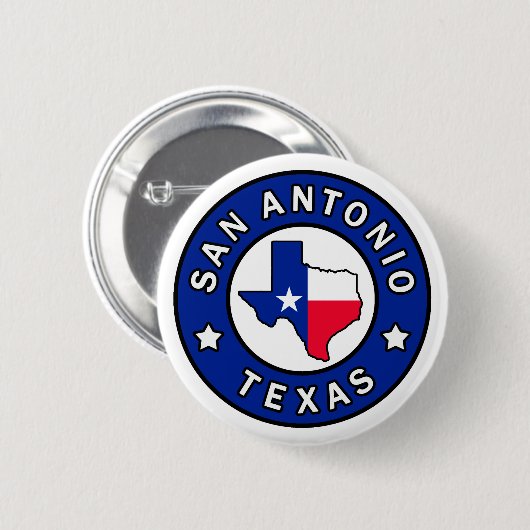 San Antonio Texas Button (Vorne & Hinten)