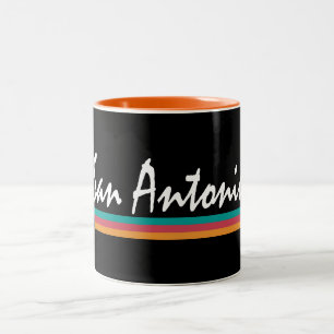 San Antonio Texas Fiesta Colors Zweifarbige Tasse