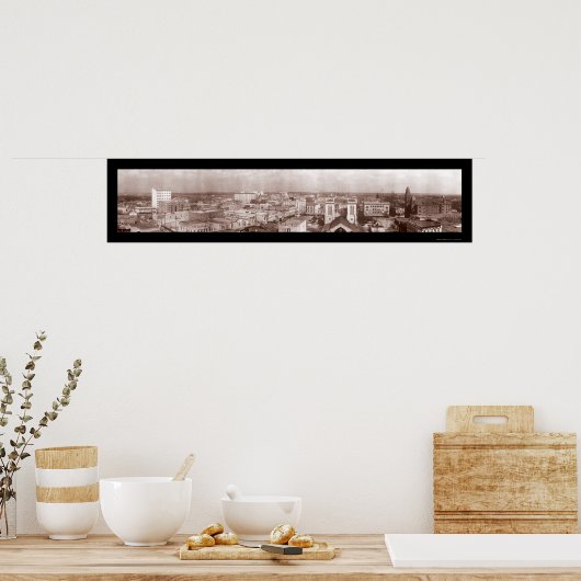 San Antonio Texas Foto 1910 Poster (Küche)