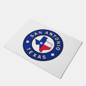 San Antonio Texas Fußmatte (Schrägansicht)