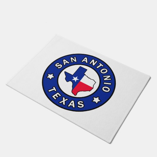 San Antonio Texas Fußmatte (Schrägansicht)