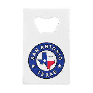 San Antonio Texas Geldbeutel Flaschenöffner