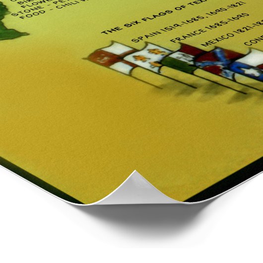 San Antonio Texas Große Poster (Ecke)