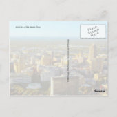 San Antonio, Texas - Luftaufnahme Postkarte (Rückseite)