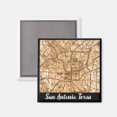 San Antonio Texas Magnet (Vorderseite/Rückseite)