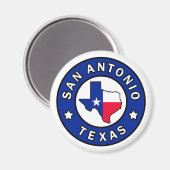 San Antonio Texas Magnet (Vorderseite/Rückseite)