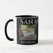 San Antonio Texas Panorama-Tasse Tasse (Links)