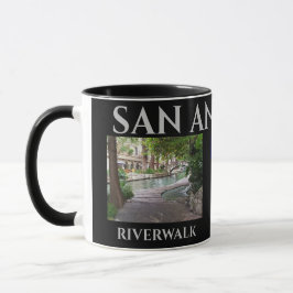 San Antonio Texas Panorama-Tasse Tasse