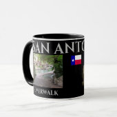 San Antonio Texas Panorama-Tasse Tasse (Vorderseite Links)