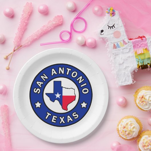 San Antonio Texas Pappteller (Party)