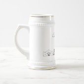 San Antonio Texas Personalisiert Skyline Bierglas (Links)