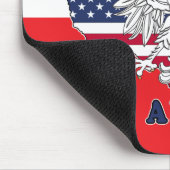 San Antonio Texas polnischer Amerikaner Mousepad (Ecke)