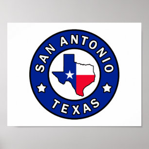 San Antonio Texas Poster