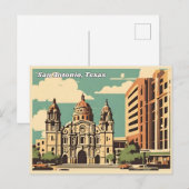 San Antonio, Texas Postkarte (Vorne/Hinten)
