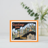 San Antonio Texas Postkarte (Stehend Vorderseite)