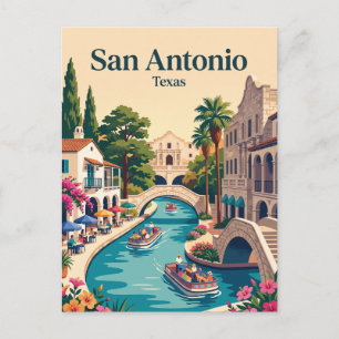 San Antonio, Texas Postkarte