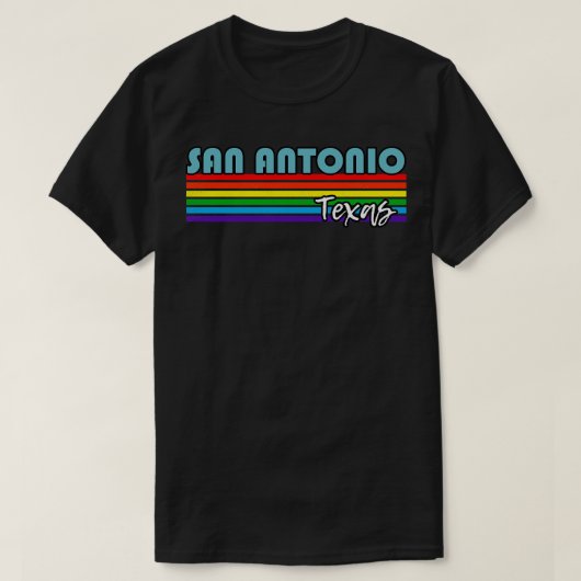 San Antonio Texas Pride San Antonio LGBT Geschenk  T-Shirt (Design vorne)