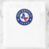 San Antonio Texas Rechteckiger Aufkleber (Tasche)