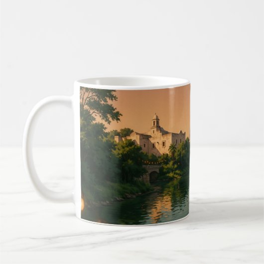 San Antonio Texas Reise River Walk Kaffeetasse (Links)