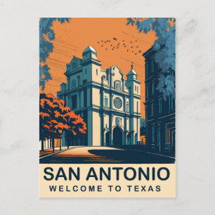 San Antonio, Texas, Reisen Postkarte