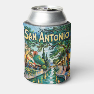 San Antonio Texas River Walk Van Gogh Lebendige St Dosenkühler