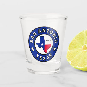 San Antonio Texas Schnapsglas