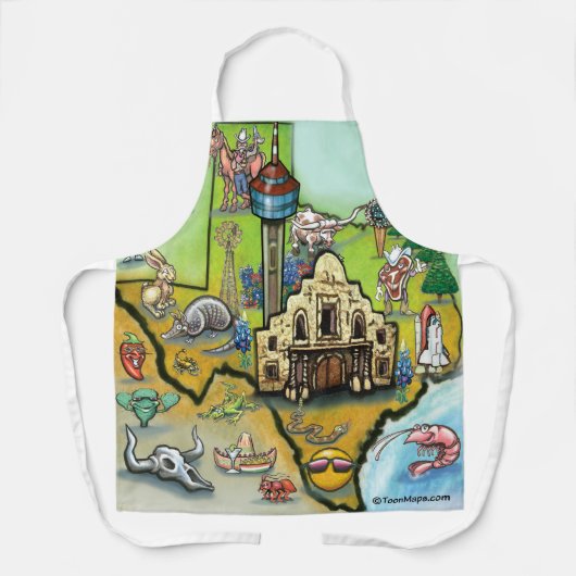 San Antonio Texas Schürze (Vorderseite)