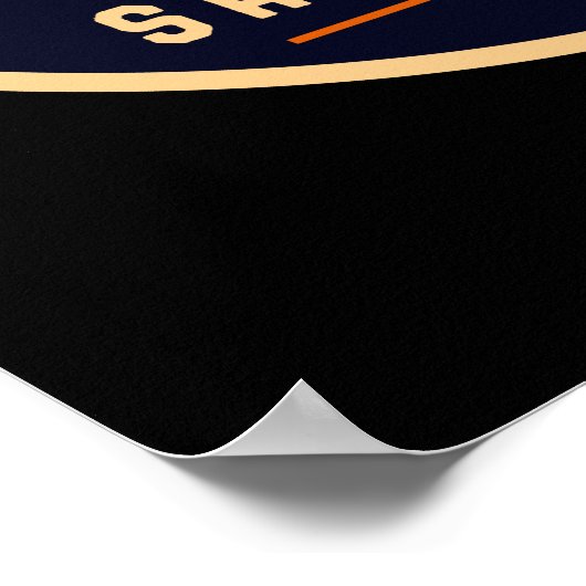 San Antonio Texas Skyline Cityscape Souvenir Poster (Ecke)