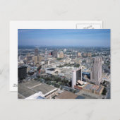 San Antonio Texas Skyline Postkarte (Vorne/Hinten)