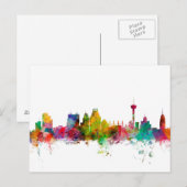 San Antonio Texas Skyline Postkarte (Vorne/Hinten)