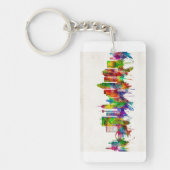 San Antonio Texas Skyline Schlüsselanhänger (Vorderseite)