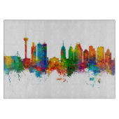 San Antonio Texas Skyline Schneidebrett (Vorderseite)