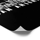 San Antonio Texas Skyline Tx Pride Poster (Ecke)