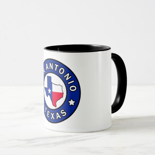 San Antonio Texas Tasse (VorderseiteRechts)