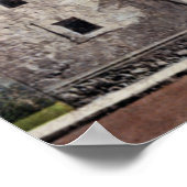 San Antonio Texas The Alamo Poster (Ecke)