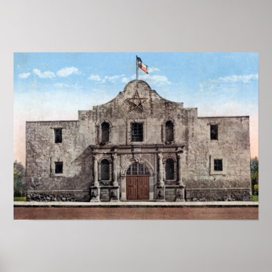 San Antonio Texas The Alamo Poster (Vorne)