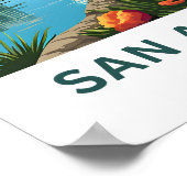 San Antonio Texas Travel Print Poster (Ecke)