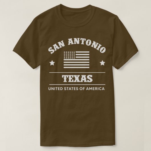 San Antonio Texas USA T-Shirt (Design vorne)