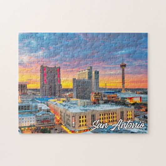 San Antonio, Texas, Vereinigte Staaten Puzzle (Horizontal)