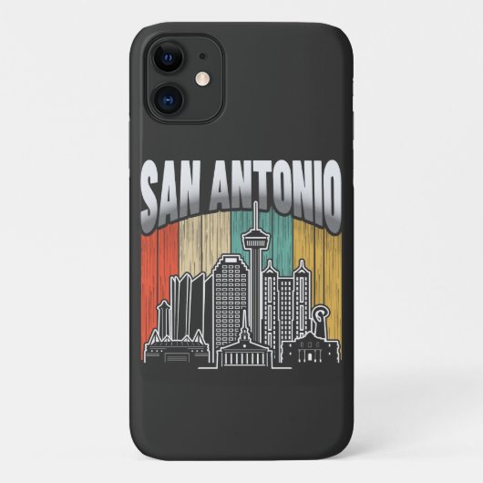 San Antonio Texas Vintag Case-Mate iPhone Hülle (Rückseite)