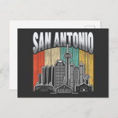 San Antonio Texas Vintag Postkarte (Vorne/Hinten)