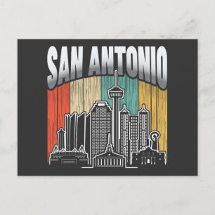 San Antonio Texas Vintage Postkarte