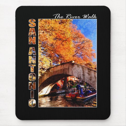 San Antonio, Texas: Walk Bridge Mousepad (Vorne)