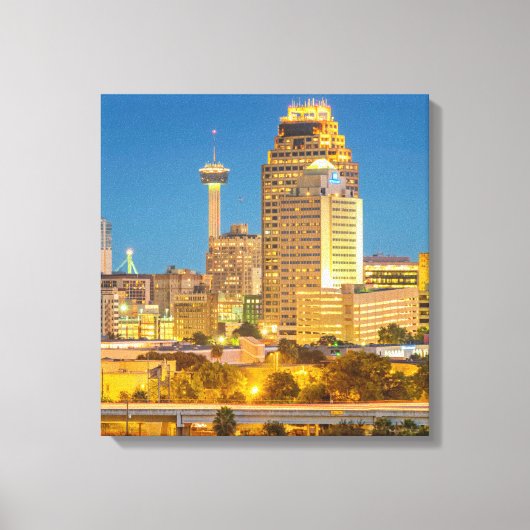 San Antonio Texas Wrapped Canvas Art 16,80 X 17,50 Leinwanddruck (Vorderseite)