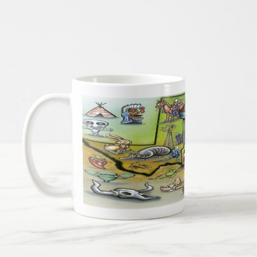 San Antonio TX Kaffeetasse (Links)