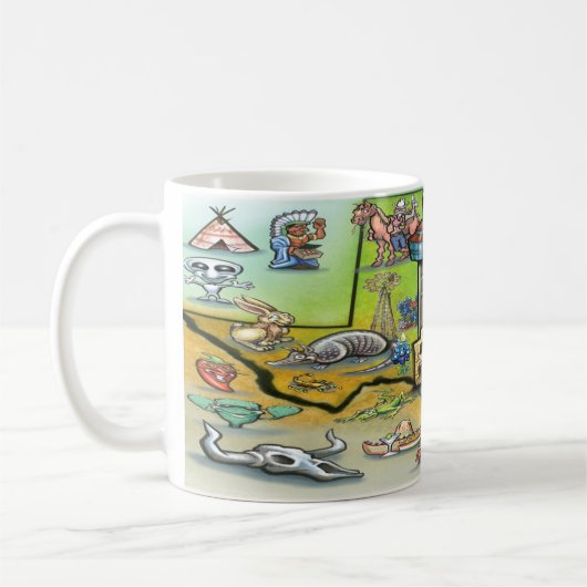 San Antonio TX Kaffeetasse (Links)