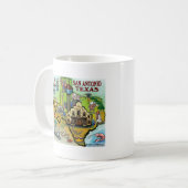 San Antonio TX Kaffeetasse (Vorderseite Links)