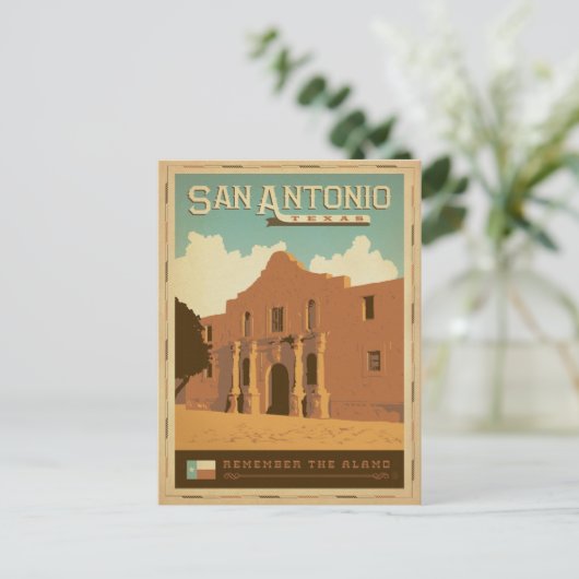 San Antonio, TX Postkarte (Stehend Vorderseite)
