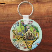 San Antonio TX Schlüsselanhänger (Vorderseite)