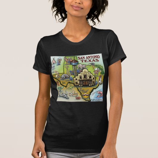 San Antonio TX T-Shirt (Vorderseite)